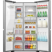 Hisense 720 Liters Side By Side Refrigerator With Ice Dispenser And Water Dispenser, RC-720 3Yrs wrnty