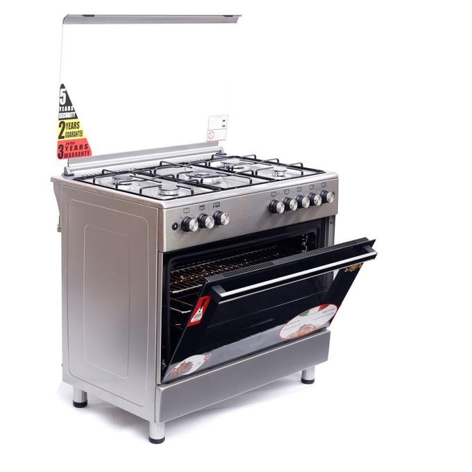 BlueFlame Cooker  90x90x60cm Full Gas Cooker with Gas Oven ET905GR