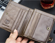 First layer cowhide men's leather wallet