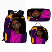 Children decompression spine backpack