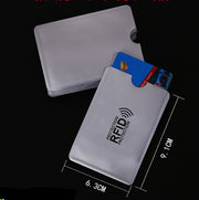 NFC card sets anti-magnetic anti-theft brush bank card sets security shielding signal anti-theft RFID flash payment tin foil card sets