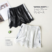 Side white strip ladies anti-light safety pants