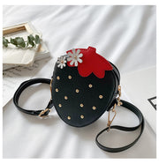 Strawberry shape messenger bag coin purse