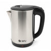 SPJ 1.8L Stainless Steel Electric Kettle - Fast Boiling with Auto Shut-Off & Boil-Dry Protection - Silver/Black