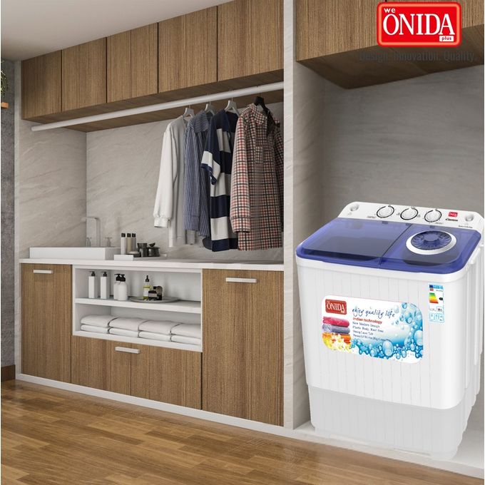 Onida 5Kg Twin Tub Washing Machine - White.