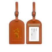 Luggage Tag Leather Name