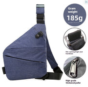 Men's Nylon Lightweight Simple Large-capacity Crossbody Bag