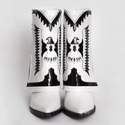 Chunky Heel High Heel Pantyhose Boots West