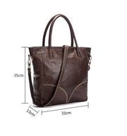 Leather Bags Leather Handbag Tote Bag Leisure Shopping Bags Large Capacity