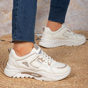 Versatile Casual Platform Mesh Elevator Breathable Sneaker