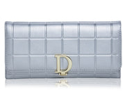 Brand Plaid Coin Purse High Quality Female Long Clutch