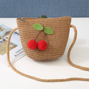 Korean girl cute cherry purse summer