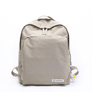 Solid color waterproof oxford casual backpack