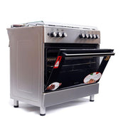 Blueflame 90cm * 60cm ET905GFR Full Gas Cooker ( Made In Turkey ) - Stainless Steel (3YRS WRNTY)