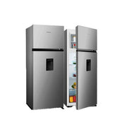 Hisense 419 Liters Double Door Top Freezer Fridge With Water Dispenser, No Frost 3 Yrs Wrnty