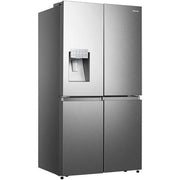 Hisense 720L Ice And Water Dispenser Smart WIFI Enabled Side-by-Side Refrigerator Silver