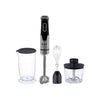 SPJ 4 IN 1 HBX-SS1200W 1200w, Hand Blender Food Processor,2 Speed Levels, Pulse/Ice Crush Function - Black