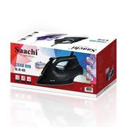Saachi Steam Iron with Nonstick Plate - Black