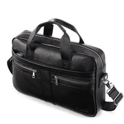 New leather men's briefcase