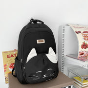 Japanese Cute Cat College Style Large Capacity Schoolbag