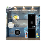SPJ 429 Litres Double Door Refrigerator – Black (5YRS WRNTY)