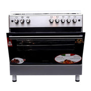 Blueflame 90cm * 60cm ET905GFR Full Gas Cooker ( Made In Turkey ) - Stainless Steel (3YRS WRNTY)