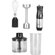 SPJ 4 IN 1 HBX-SS1200W 1200w, Hand Blender Food Processor,2 Speed Levels, Pulse/Ice Crush Function - Black
