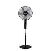 Saachi 16 Inch Stand Fan With Remote Control, 3 Speed, 3 Wind Modes - Black