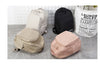 Solid color waterproof oxford casual backpack