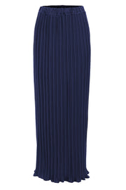 Chiffon pleated double flared skirt