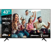 Hisense 43 Inch UHD 4K VIDAA Smart Free To Air Tv 43A6KS - 3 Yrs Warranty