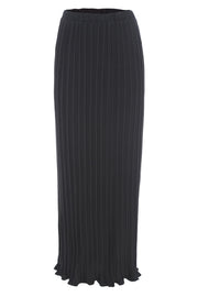 Chiffon pleated double flared skirt