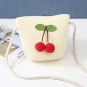 Korean girl cute cherry purse summer
