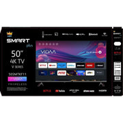 Smartplus 50 Inch Frameless VIDAA 4K V Series Smart Free To Air Tv - Black(1 YR WRNTY)