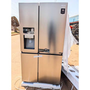 Hisense 720L Ice And Water Dispenser Smart WIFI Enabled Side-by-Side Refrigerator Silver