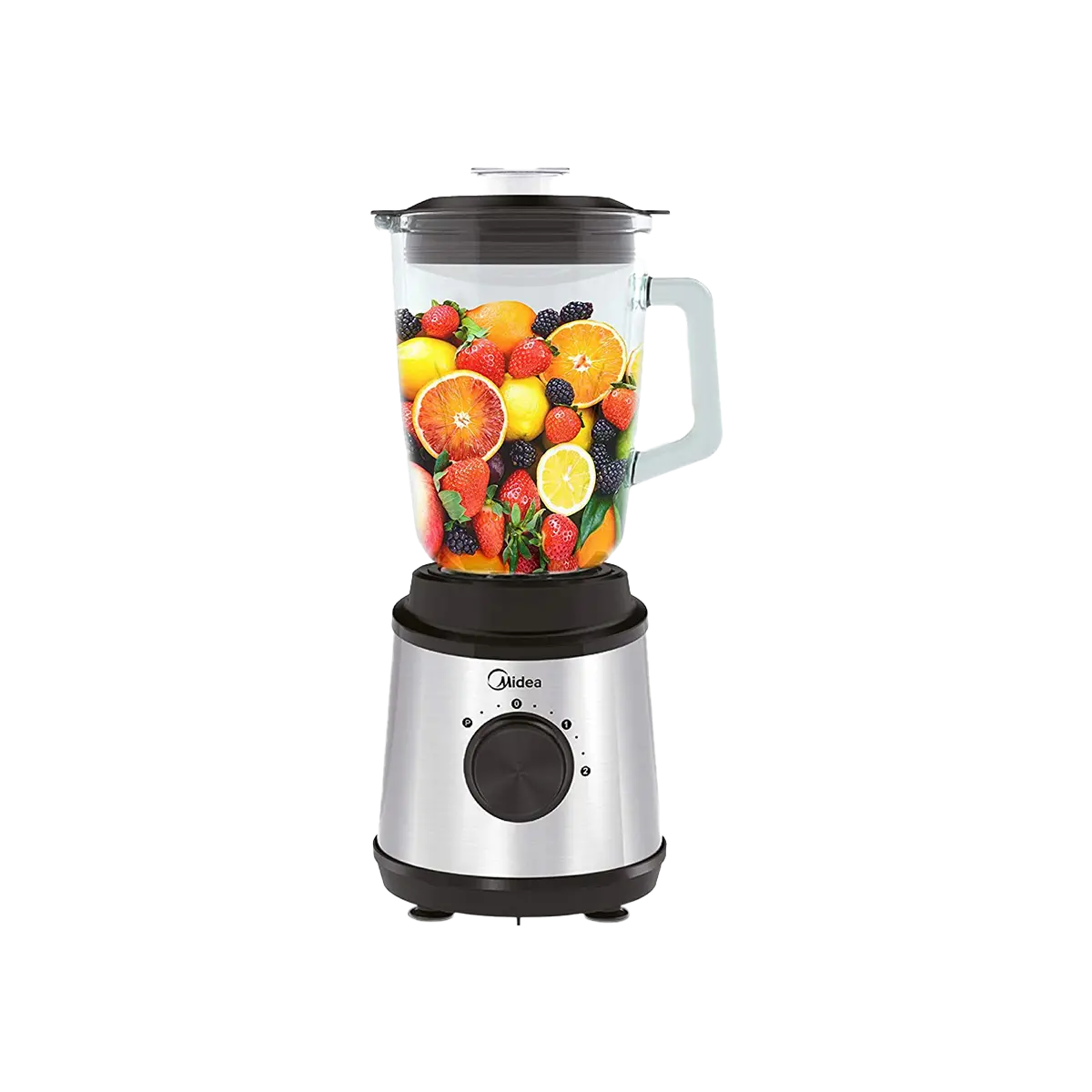 Midea 1.5L Blender With Glass Jar MJ-BL6006W