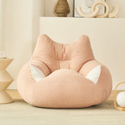 Solid Color Removable And Washable Teddy Hair Beanbag Cover
