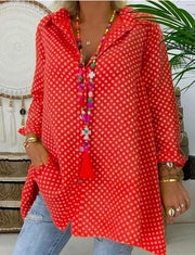 Beautiful Loose Long-Sleeved Blouse