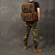 Crazy Horse Leather Backpack