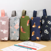 canvas portable pencil case