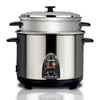 Saachi Electric 2.8 L Rice Cooker With Steaming Feature NL-RC-5181 - Silver & Black