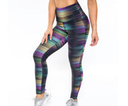 European and American explosions hips leggings personality sports fitness yoga pants women's clothing