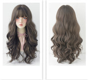 Golden big wavy wig
