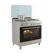 SPJ 80X60cm Premium Cooker With 4 Gas Burners and 2 Electric Plates – Black