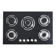 Digiwave 5 Burners 30” Black Gas Stove | DWHOBG2005