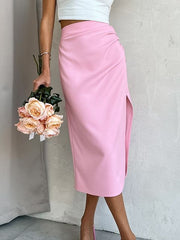 Women's Temperament High Waist Slim Fit Suit Skirt