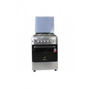 Blueflame 60cm X 60cm Diamond Series Cooker D6040GRF Full Gas With Gas Oven ( Made in Turkey )- Silver (3YR WRNTY)