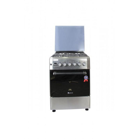 BlueFlame 60x60cm Full Gas Diamond Cooker with Gas Oven D6040GRF
