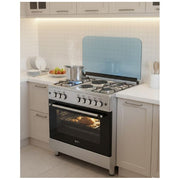 SPJ 80X60cm Premium Cooker With 4 Gas Burners and 2 Electric Plates – Black