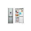 Hisense 341 Liters Double Door Bottom Freezer (Defrost) With Dispenser - Silver (3YRS WRNTY)